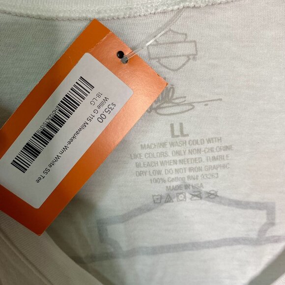 Harley-Davidson Size L 115th Anniversary Womens V-Neck T-Shirt NWT - Picture 3 of 3